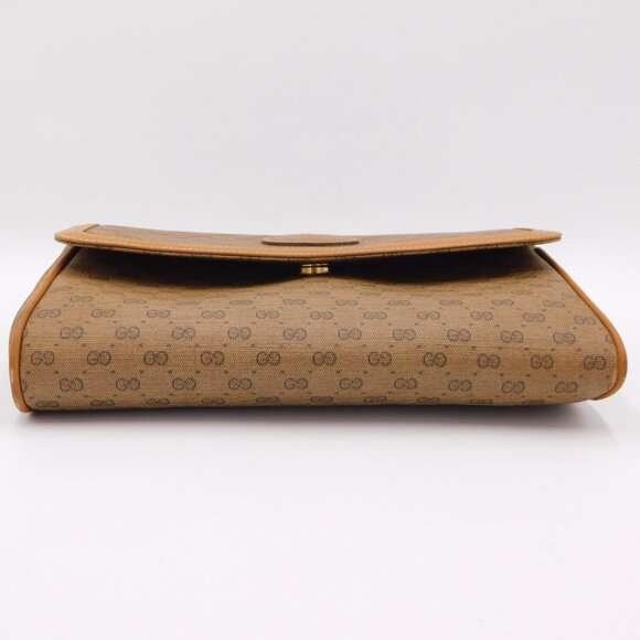 Gucci Vintage Micro GG Supreme Shoulder Bag | Coated Canvas | Authentic | Fair - Picture 9 of 15